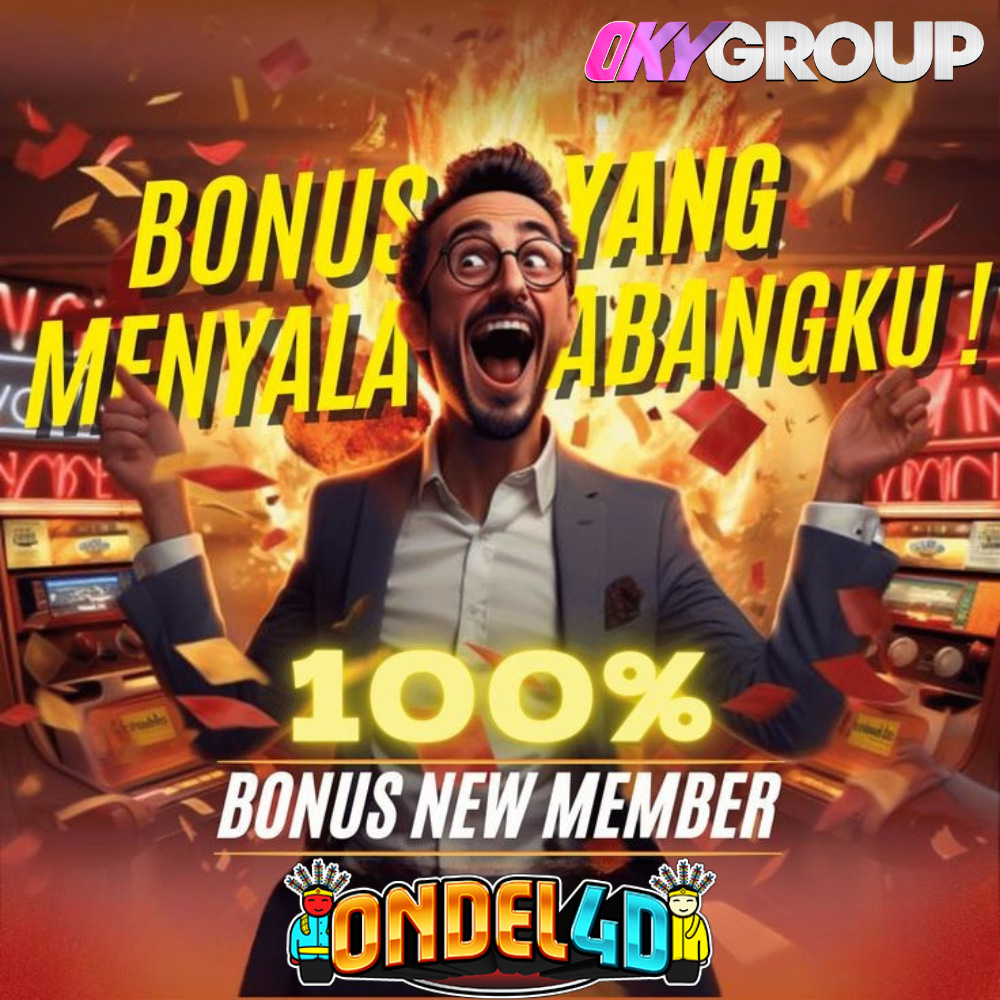 SLOT ONDEL4D SEKARANG ADA BONUS NEW MEMBER 100%